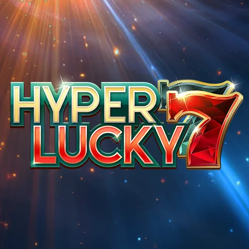 Hyper Lucky 7 online slot game by iGaming provider AirDice, featuring interactive casino slot gameplay with vibrant cosmic visuals.